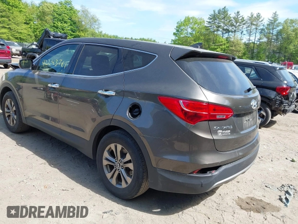 2014 Hyundai Santa Fe with VIN 5XYZTDLB2EG143925, listed as a IAAI auction lot 42243761 with 126,058 mi miles and . Bid and sale history available at DreamBid. Image 3.