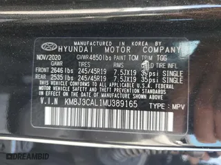 2021 Hyundai Tucson Limited with VIN KM8J3CAL1MU389165, listed as a Copart auction lot 72449324 with 37,663 mi miles and Salvage Title. Bid and sale history available at carsss.com. Image 13.