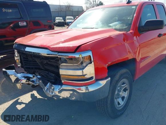 2018 Chevrolet Silverado 1500 Work Truck with VIN 1GCRCNEH8JZ242655, listed as a IAAI auction lot 41783027 with 142,415 mi miles. Bid and sale history available at carsss.com. Image 6.
