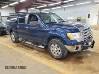2009 Ford F-150 XL with VIN 1FTPW14V09FB11277, listed as a Copart auction lot 59531415 with 186,572 mi miles and Salvage title. Bid and sale history available at DreamBid. Image 4.