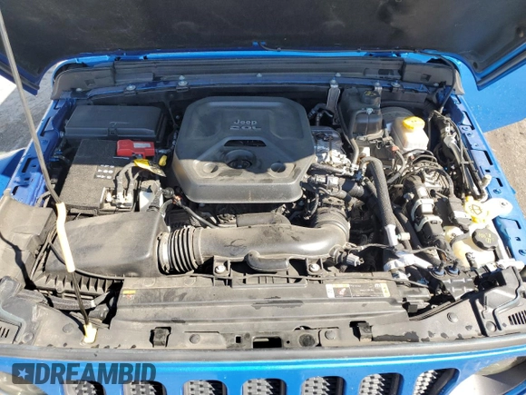 2021 Jeep Wrangler Unlimited Rubicon with VIN 1C4HJXFN0MW657623, listed as a Copart auction lot 46234085 with 32,709 mi miles and Salvage Title. Bid and sale history available at DreamBid. Image 12.