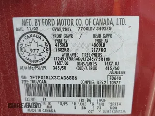 2003 Ford F-150 XL z VIN 2FTPX18LX3CA36886, wystawiony jako Copart lot #58194385 z przebiegiem 302 328 mil mil oraz Czysty tytuł • Clean title. Historia ofert i sprzedaży dostępna na DreamBid. Obrazek 13.