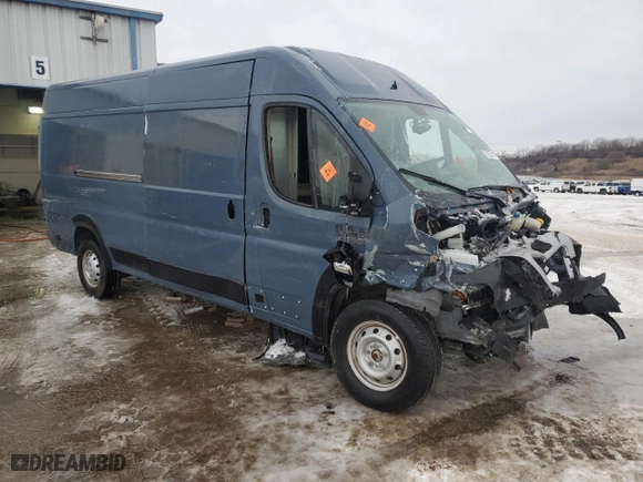 2021 Ram ProMaster Cargo Van with VIN 3C6FRVJG8ME500856, listed as a Copart auction lot 88848835 with 0 mi miles and Clean Title. Bid and sale history available at carsss.com. Image 4.