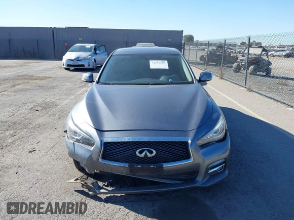 2017 Infiniti Q50 Premium with VIN JN1EV7AP3HM742461, listed as a IAAI auction lot 41307826 with 82,486 mi miles and . Bid and sale history available at DreamBid. Image 12.