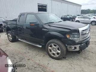 2014 Ford F-150 XL with VIN 1FTFX1EF6EFA22047, listed as a Copart auction lot 58342505 with 75,495 mi miles and Salvage title. Bid and sale history available at DreamBid. Image 4.