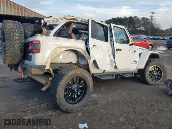 2021 Jeep Wrangler Unlimited Rubicon с VIN 1C4HJXFG1MW759580, выставлен на аукционе Copart как лот 42526775 с пробегом Не указан миль и Списание • Salvage title. История ставок и продаж доступна на DreamBid. Изображение 3.