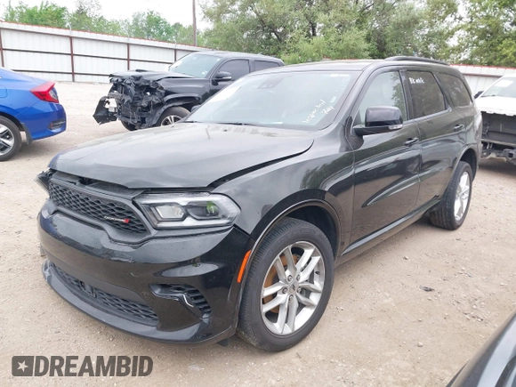 2024 Dodge Durango GT with VIN 1C4RDJDG1RC122712, listed as a IAAI auction lot 41939574 with 47,080 mi miles and . Bid and sale history available at DreamBid. Image 18.