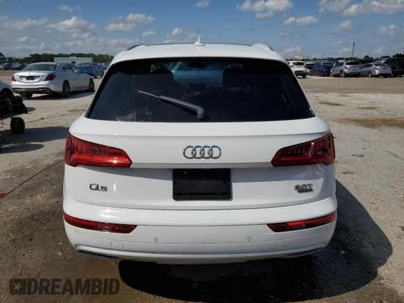 2018 Audi Q5 Premium Plus with VIN WA1BNAFY8J2011941, listed as a Copart auction lot 51845805 with 131,273 mi miles and Non Repairable. Bid and sale history available at DreamBid. Image 6.
