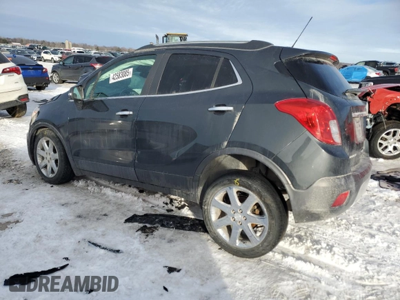 2016 Buick Encore Leather with VIN KL4CJCSB3GB753217, listed as a Copart auction lot 42583085 with 33,394 mi miles and Clean Title. Bid and sale history available at DreamBid. Image 2.