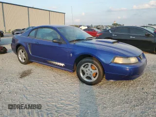 2003 Ford Mustang Standard with VIN 1FAFP40443F334684, listed as a Copart auction lot 88476715 with 0 mi miles and Non Repairable. Bid and sale history available at carsss.com. Image 4.