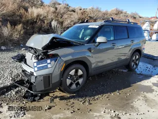 2025 Hyundai Santa Fe SEL z VIN 5NMP2DG13SH023855, wystawiony jako Copart lot #87661525 z przebiegiem 587 mil mil oraz Szkoda całkowita • Salvage title. Historia ofert i sprzedaży dostępna na DreamBid. Obrazek 1.