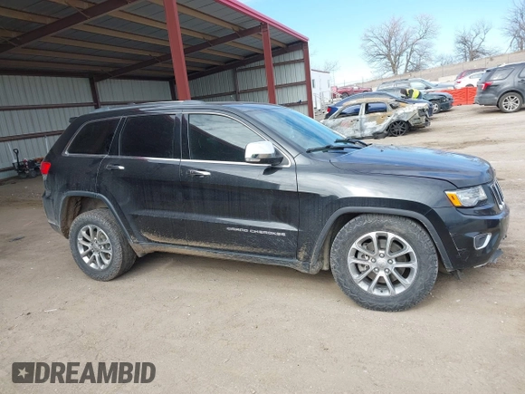 2015 Jeep Grand Cherokee Limited with VIN 1C4RJFBG1FC869568, listed as a IAAI auction lot 41665414 with 1 mi miles. Bid and sale history available at carsss.com. Image 13.