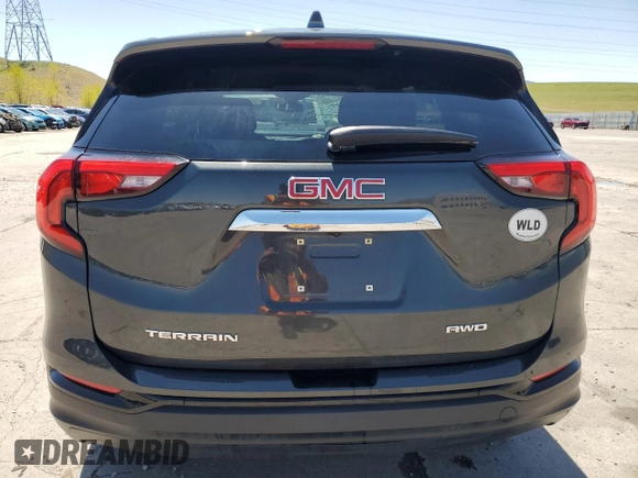 2021 GMC Terrain SLE with VIN 3GKALTEV8ML358946, listed as a Copart auction lot 55696405 with 59,927 mi miles and Salvage title. Bid and sale history available at DreamBid. Image 6.