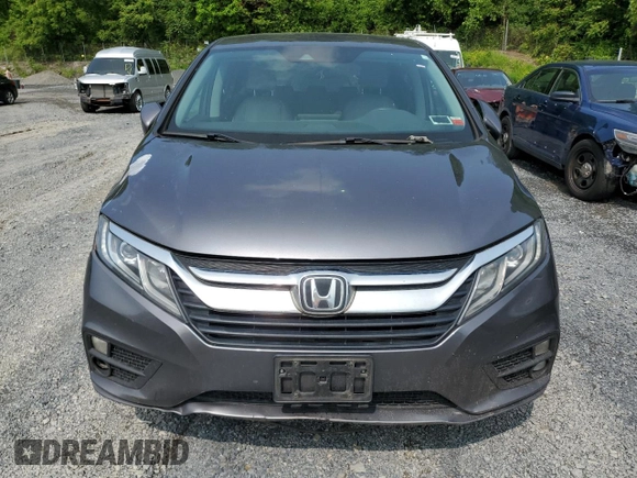 2019 Honda Odyssey EX with VIN 5FNRL6H59KB032323, listed as a Copart auction lot 58303005 with 248,486 mi miles and Salvage title. Bid and sale history available at DreamBid. Image 5.