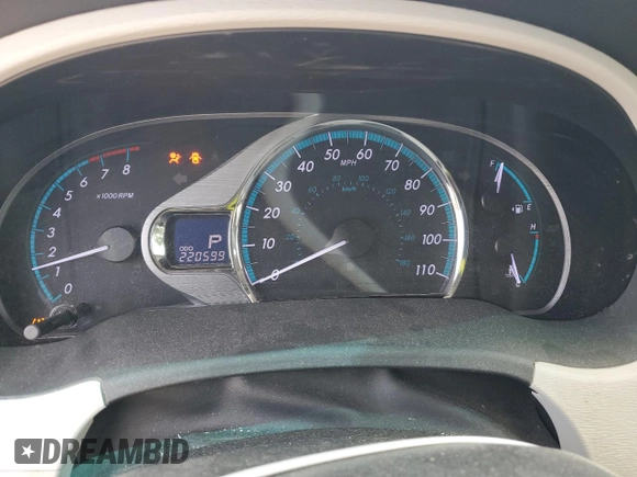 2011 Toyota Sienna XLE AAS с VIN 5TDYK3DCXBS040850, выставлен на аукционе Copart как лот 62155435 с пробегом 220 599 миль миль и Списание • Salvage title. История ставок и продаж доступна на DreamBid. Изображение 9.