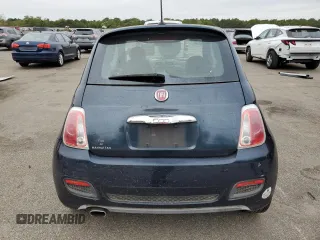 2014 FIAT 500 Sport with VIN 3C3CFFBR8ET195256, listed as a Copart auction lot 71742054 with 62,421 mi miles and Salvage Title. Bid and sale history available at carsss.com. Image 6.