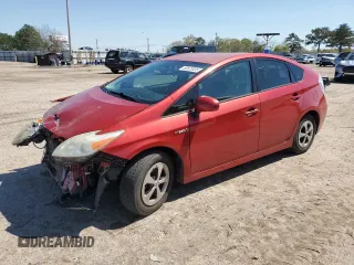 2013 Toyota Prius One with VIN JTDKN3DU0D1646227, listed as a Copart auction lot 50523035 with 178,070 mi miles and Salvage Title. Bid and sale history available at carsss.com. Image 1.
