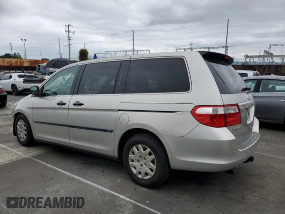 2007 Honda Odyssey LX with VIN 5FNRL38217B003331, listed as a Copart auction lot 50568855 with 87,574 mi miles and Salvage Title. Bid and sale history available at carsss.com. Image 2.