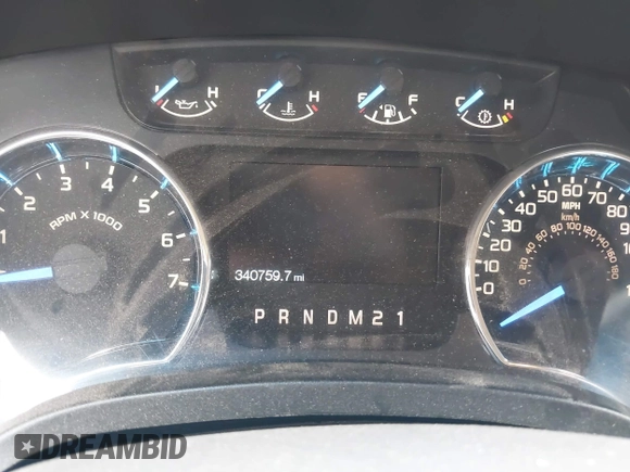 2012 Ford F-150 XL with VIN 1FTFW1CT0CFA15412, listed as a IAAI auction lot 41693392 with 340,759 mi miles. Bid and sale history available at carsss.com. Image 7.