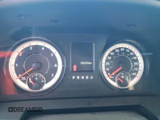 2023 Ram 1500 Tradesman with VIN 3C6RR7KG7PG555086, listed as a Copart auction lot 79924014 with 35,476 mi miles and Salvage title. Bid and sale history available at DreamBid. Image 9.