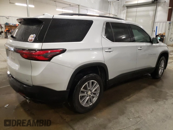 2022 Chevrolet Traverse LT Cloth with VIN 1GNEVGKW9NJ125282, listed as a Copart auction lot 50451655 with 97,290 mi miles and Salvage title. Bid and sale history available at DreamBid. Image 3.