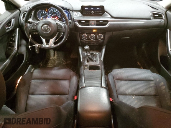 2016 Mazda 6 i Sport with VIN JM1GJ1U55G1405038, listed as a Copart auction lot 51106835 with 144,241 mi miles and Salvage Title. Bid and sale history available at DreamBid. Image 8.
