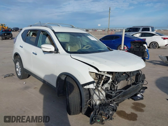 2015 Nissan Rogue SL with VIN 5N1AT2MT5FC920043, listed as a IAAI auction lot 41353089 with 1 mi miles. Bid and sale history available at carsss.com. Image 1.