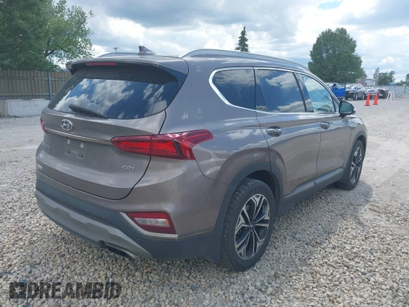 2020 Hyundai Santa Fe Limited with VIN 5NMS53AA5LH191809, listed as a IAAI auction lot 39804008 with 115,775 mi miles and . Bid and sale history available at DreamBid. Image 4.