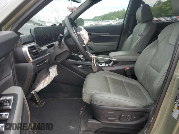 2024 Kia Telluride SX Prestige X-Pro with VIN 5XYP5DGCXRG500326, listed as a Copart auction lot 55867255 with 24,392 mi miles and Salvage title. Bid and sale history available at DreamBid. Image 7.
