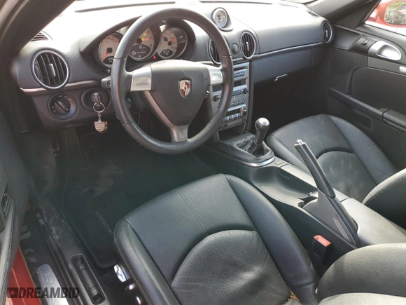 2008 Porsche Boxster S with VIN WP0CB29848U730980, listed as a Copart auction lot 71537074 with 5,454 mi miles and Salvage Title. Bid and sale history available at carsss.com. Image 8.