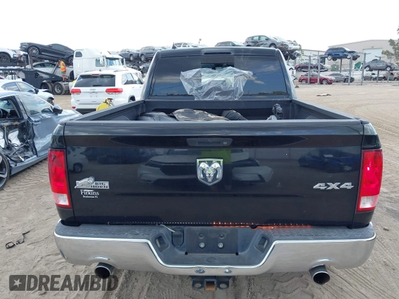 2014 Ram 1500 Big Horn with VIN 1C6RR7GT9ES157602, listed as a IAAI auction lot 42378674 with 91,188 mi miles and . Bid and sale history available at DreamBid. Image 15.
