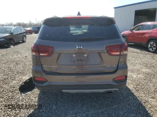 2019 Kia Sorento EX V6 with VIN 5XYPHDA59KG448467, listed as a Copart auction lot 54129805 with 57,185 mi miles and Salvage Title. Bid and sale history available at carsss.com. Image 6.