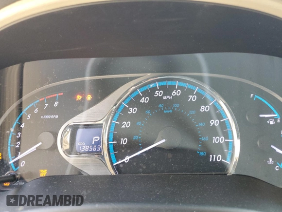 2013 Toyota Sienna XLE AAS with VIN 5TDYK3DC2DS384336, listed as a Copart auction lot 53405715 with 138,563 mi miles and Salvage Title. Bid and sale history available at carsss.com. Image 9.