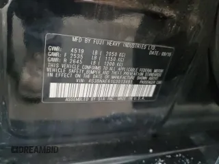 2016 Subaru Legacy 2.5i Premium with VIN 4S3BNAE61G3013491, listed as a Copart auction lot 78379783 with 188,233 mi miles. Bid and sale history available at carsss.com. Image 12.