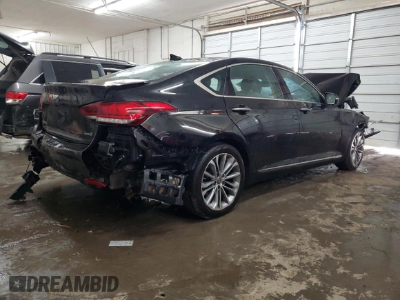 2016 Hyundai Genesis 3.8L with VIN KMHGN4JEXGU142212, listed as a Copart auction lot 70810524 with 115,912 mi miles and Salvage Title. Bid and sale history available at carsss.com. Image 3.
