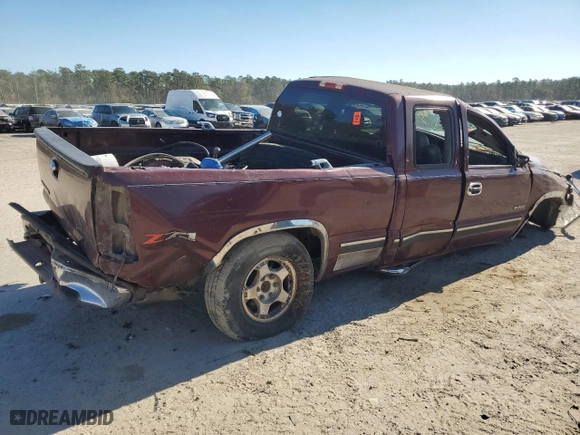 2000 Chevrolet Silverado 1500 LT with VIN 1GCEK19T8YE409350, listed as a Copart auction lot 87868085 with 0 mi miles and Salvage Title. Bid and sale history available at carsss.com. Image 3.