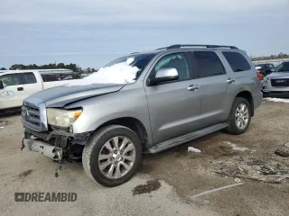 2008 Toyota Sequoia Limited with VIN 5TDZY68A78S002496, listed as a Copart auction lot 42086535 with 283,863 mi miles and Salvage Title. Bid and sale history available at DreamBid. Image 1.