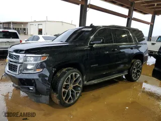 2015 Chevrolet Tahoe LT with VIN 1GNSCBKC1FR743412, listed as a Copart auction lot 45120905 with 146,348 mi miles and Salvage Title. Bid and sale history available at carsss.com. Image 1.