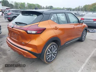 2024 Nissan Kicks SR with VIN 3N1CP5DV6RL502977, listed as a IAAI auction lot 41951182 with 25,510 mi miles and . Bid and sale history available at DreamBid. Image 4.