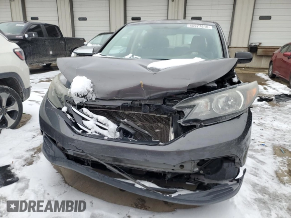 2014 Honda CR-V LX with VIN 2HKRM4H30EH614610, listed as a Copart auction lot 45977815 with 131,192 mi miles and Salvage Title. Bid and sale history available at DreamBid. Image 5.