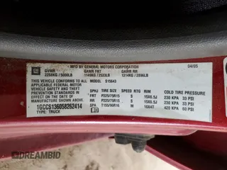 2005 Chevrolet Colorado 1SB LS Z85 with VIN 1GCCS136058262414, listed as a Copart auction lot 46925915 with 182,571 mi miles and Salvage Title. Bid and sale history available at carsss.com. Image 12.