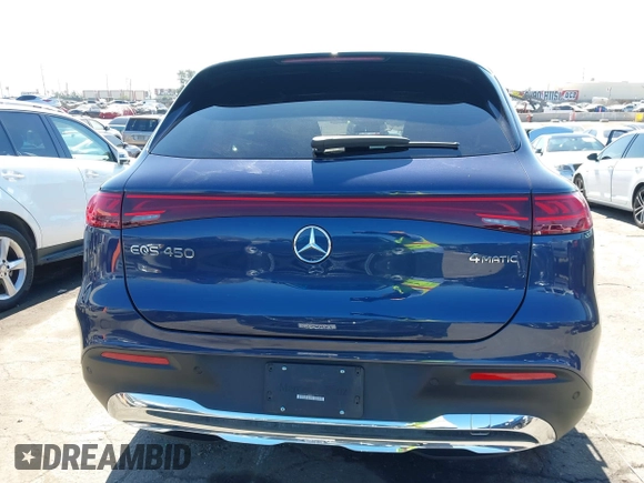 2023 Mercedes-Benz EQS with VIN 4JGDM2EB5PA028050, listed as a IAAI auction lot 41658315 with 19,161 mi miles. Bid and sale history available at carsss.com. Image 16.