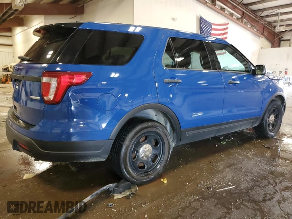 2019 Ford Police Interceptor Utility z VIN 1FM5K8AT1KGB15719, wystawiony jako Copart lot #65549154 z przebiegiem 81 581 mil mil oraz Nie do naprawy. Historia ofert i sprzedaży dostępna na DreamBid. Obrazek 3.