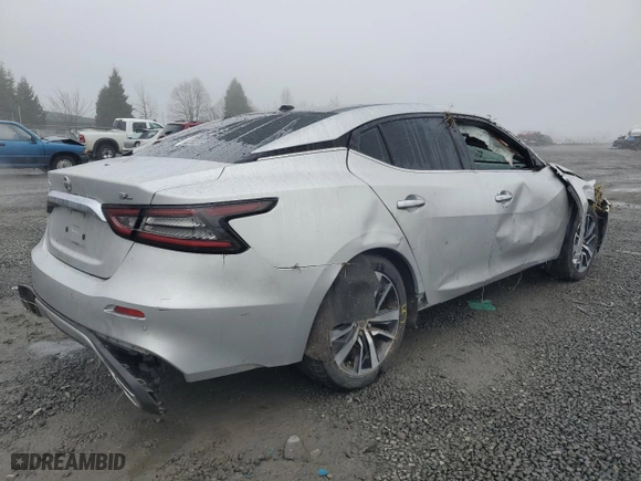 2020 Nissan Maxima SL with VIN 1N4AA6DV0LC372537, listed as a Copart auction lot 87853225 with 94,048 mi miles and Salvage Title. Bid and sale history available at carsss.com. Image 3.