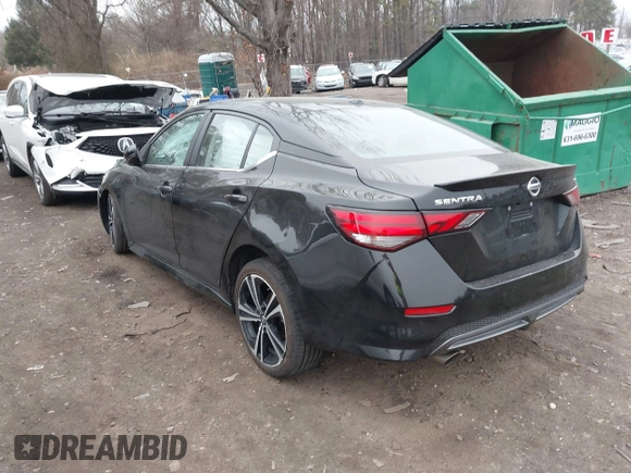 2020 Nissan Sentra SR with VIN 3N1AB8DV5LY218161, listed as a IAAI auction lot 41911624 with 36,973 mi miles and . Bid and sale history available at DreamBid. Image 3.