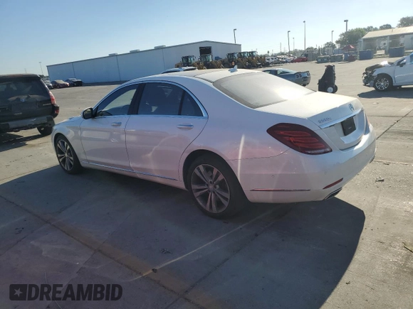 2017 Mercedes-Benz S 550e with VIN WDDUG6DB2HA288210, listed as a Copart auction lot 61828804 with 88,540 mi miles and Salvage Title. Bid and sale history available at DreamBid. Image 2.