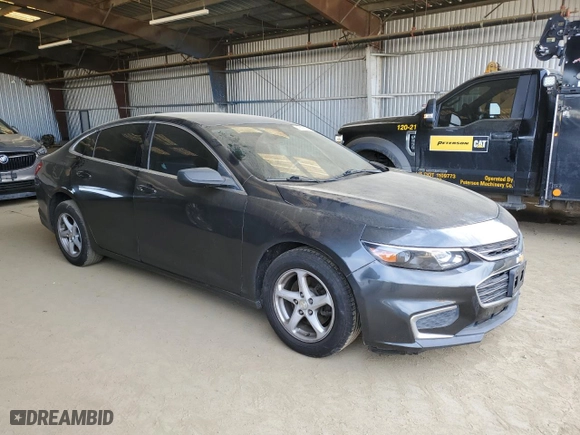 2017 Chevrolet Malibu LS with VIN 1G1ZB5ST0HF118055, listed as a Copart auction lot 49896155 with 92,036 mi miles and Salvage Title. Bid and sale history available at carsss.com. Image 4.