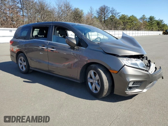 2020 Honda Odyssey EX-L with VIN 5FNRL6H70LB070221, listed as a Copart auction lot 53074615 with Not Provided miles and Salvage Title. Bid and sale history available at carsss.com. Image 4.