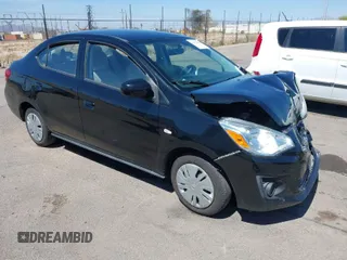 2019 Mitsubishi Mirage G4 ES with VIN ML32F3FJ3KHF18896, listed as a IAAI auction lot 41885886 with 32,481 mi miles. Bid and sale history available at carsss.com. Image 1.