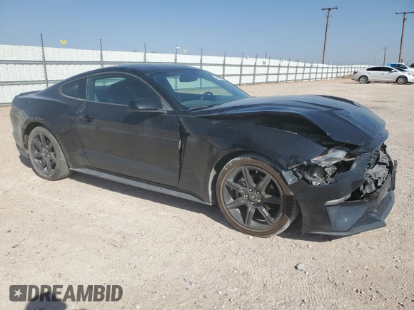 2019 Ford Mustang EcoBoost with VIN 1FA6P8TH2K5112042, listed as a Copart auction lot 53453085 with 107,923 mi miles and Salvage Title. Bid and sale history available at carsss.com. Image 4.